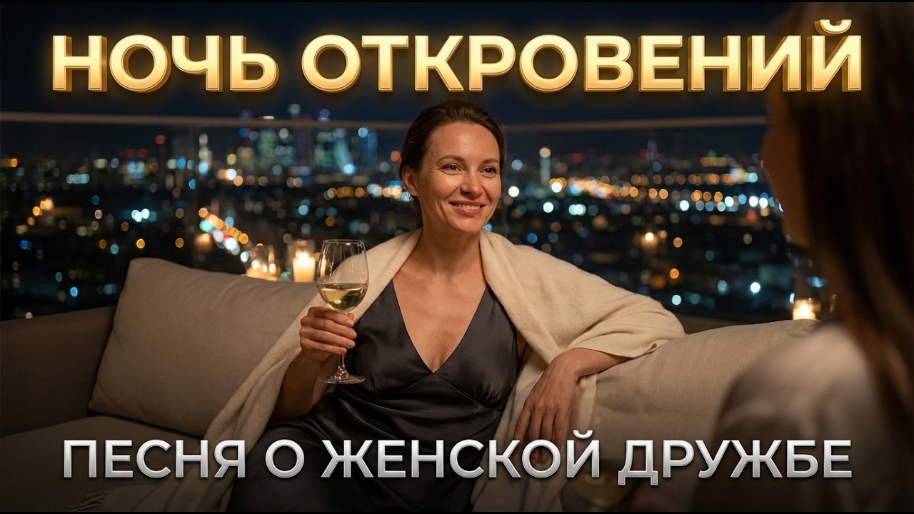 🎵 ночь откровений — Тёплая песня о женской дружбе, честных разговорах и исцелении души.