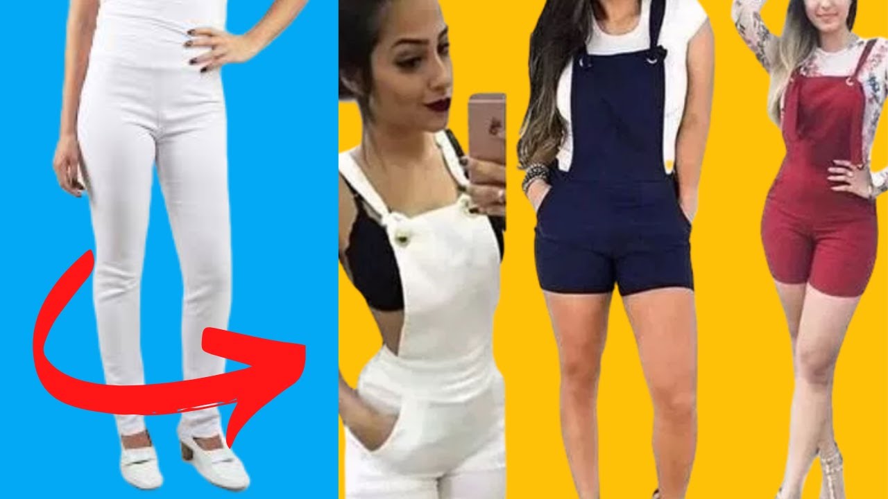 TRANSFORME calça  em JARDINEIRA I       DIY        I DIDA OLIVER