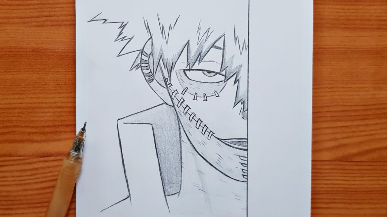 How to draw Dabi from My Hero Academia | Dabi step by step | easy tutorial