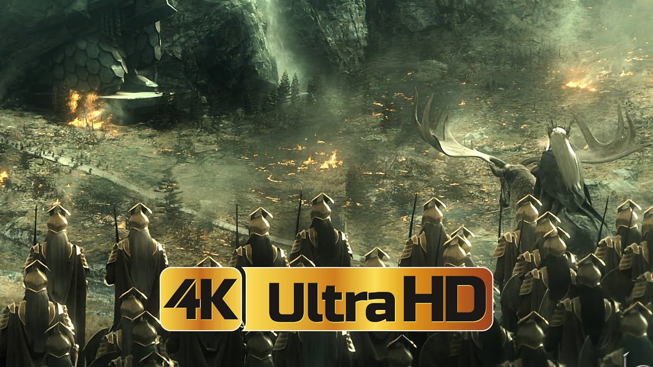 Нападение Смауга | Хоббит: Нежданное путешествие 4k