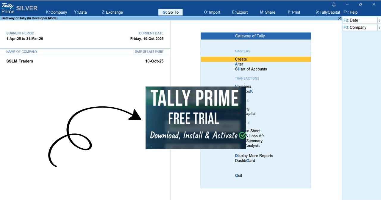 TallyPrime Free Trial License, Installation & Activation #tallyprime #license