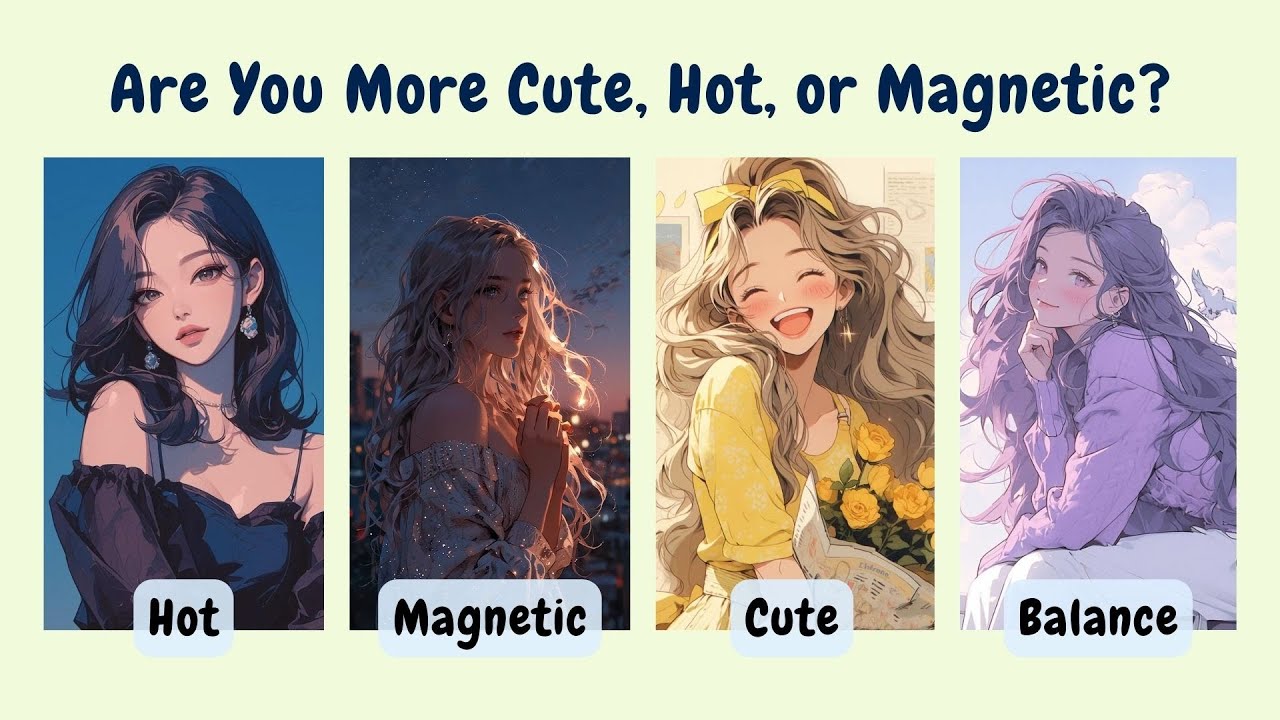 What’s Your Attraction Type: Cute, Hot, or Magnetic? | Personality Quiz Test |✨Fun Test | Aesthetics