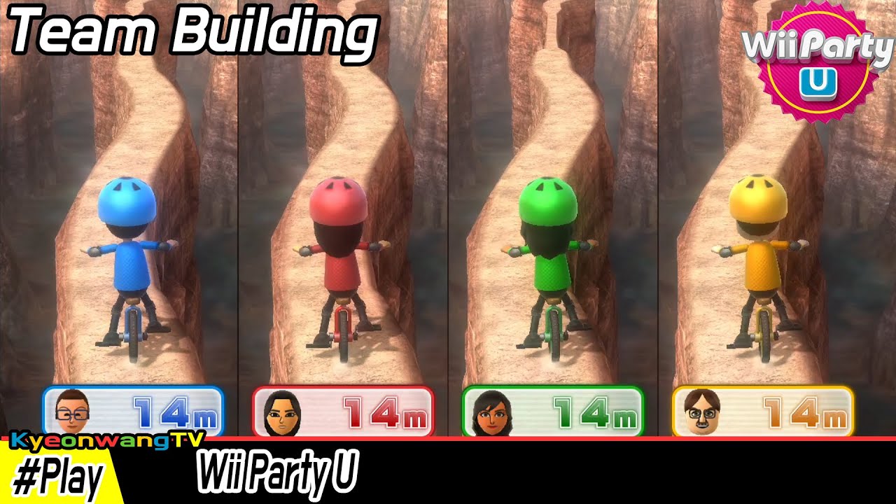 Wii Party U - Team Building (Advanced Mode ) Player Aun