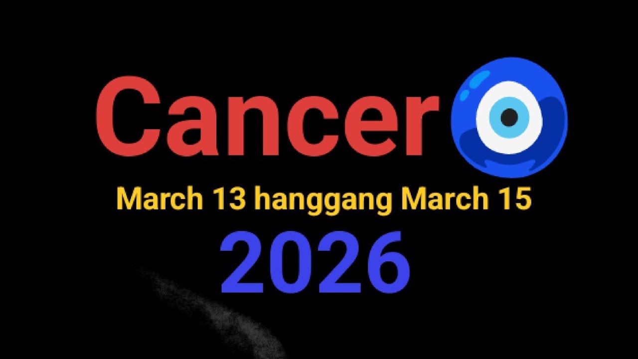 Huwag kang mag-madali o mainip sa loob po ng 3 days Cancer/March 13-15 2026👉tarot👈