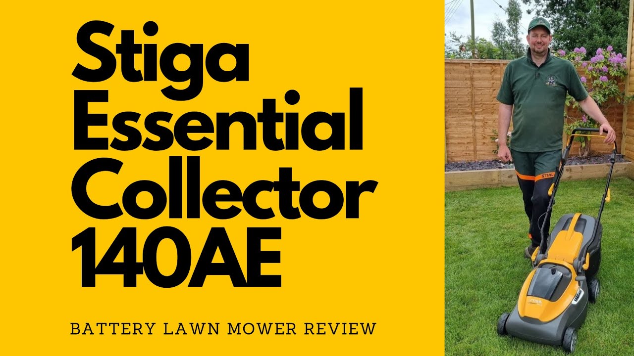 Stiga Collector 140 AE 20V Battery Lawn Mower Kit K review and assembly. Essential lawnmower range.