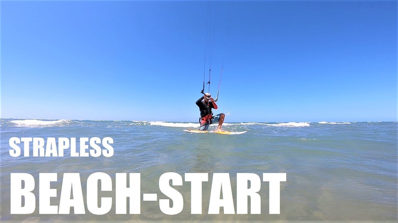 Tuto Kitesurf Strapless - Beach Start - One Launch Kiteboarding