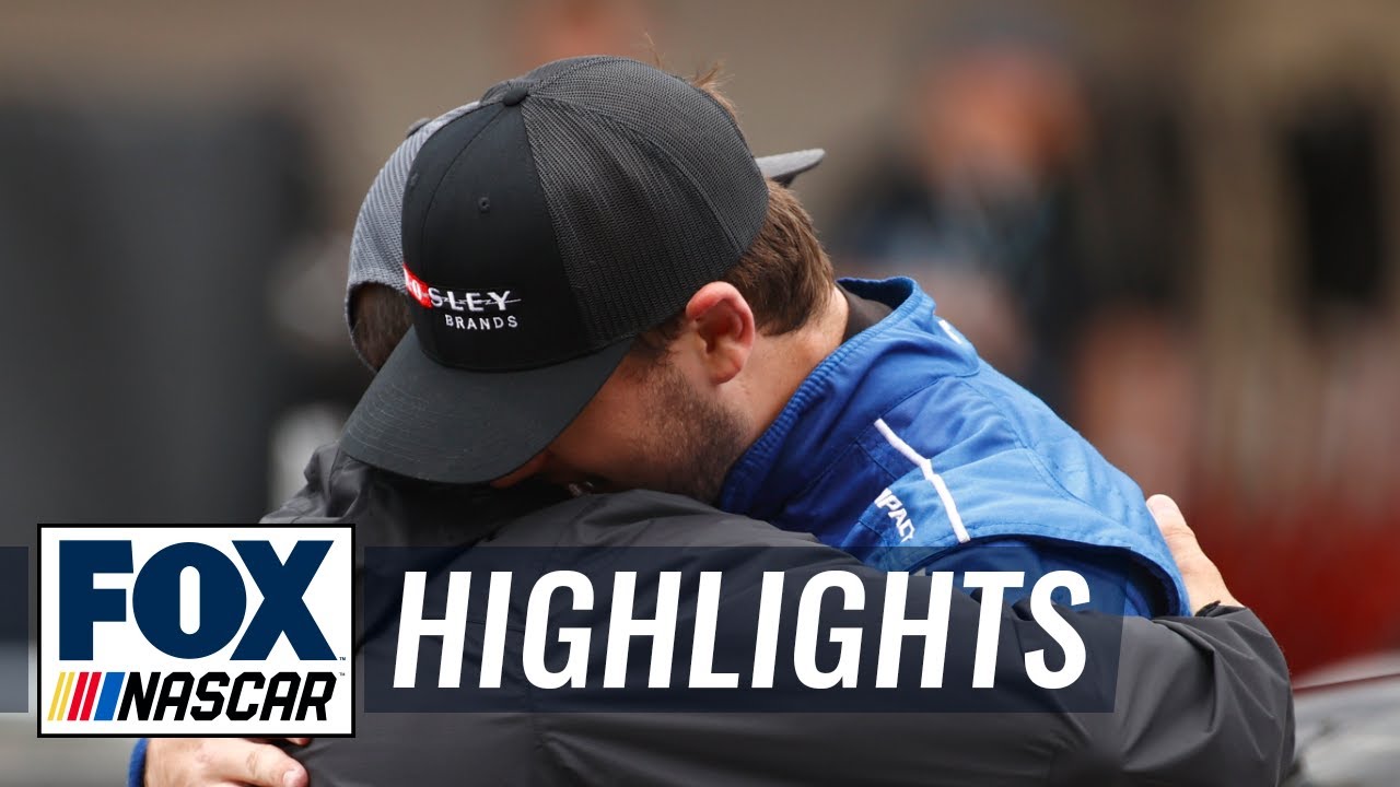 FINAL LAPS: Todd Gilliland give Front Row Motorsports first win in Trucks | NASCAR ON FOX HIGHLIGHTS
