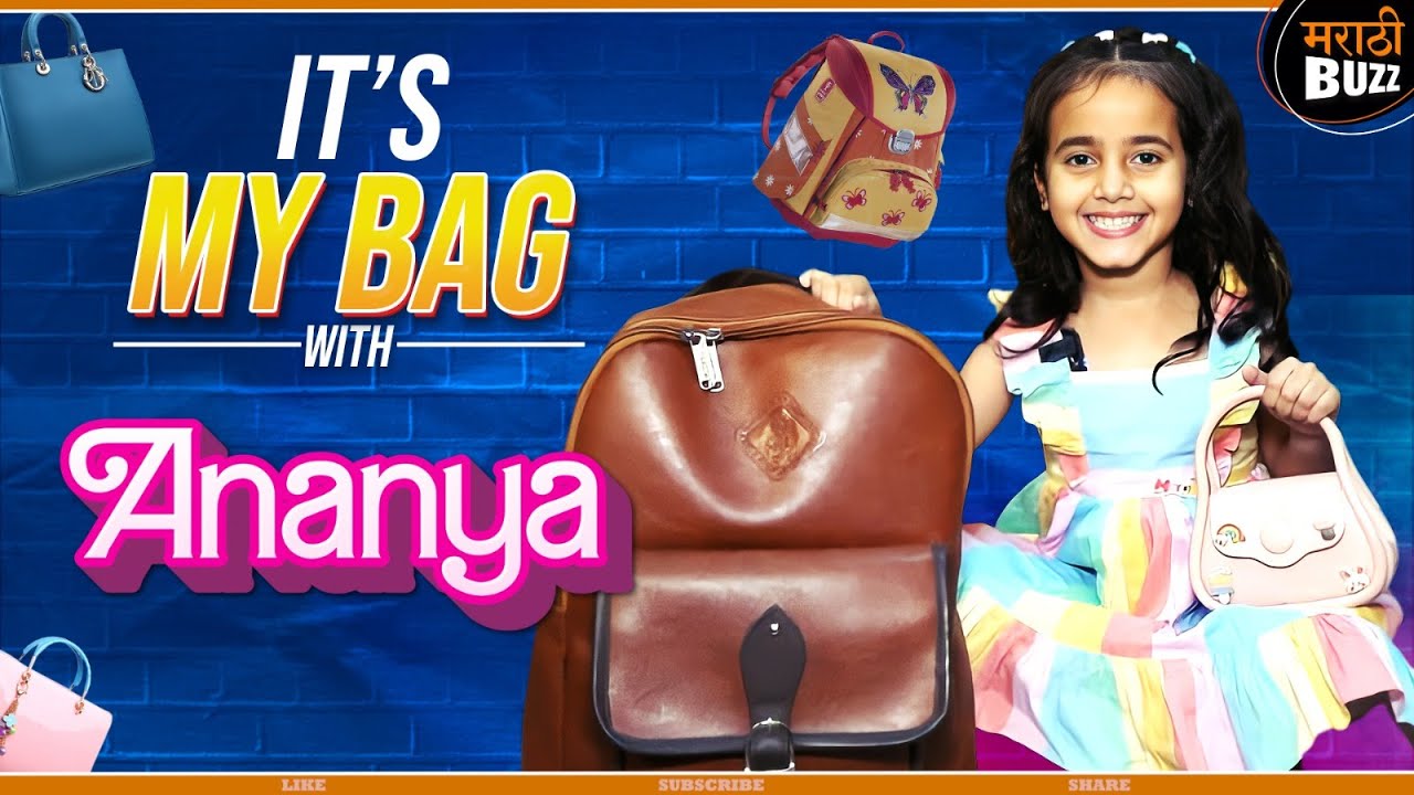It's my Bag With Ananya|Zee Marathi TV Serial |Laxmi Nivas
