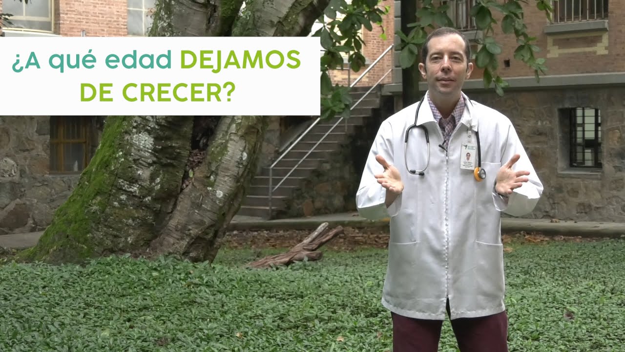 ¿Sabes a qué edad dejamos de crecer?