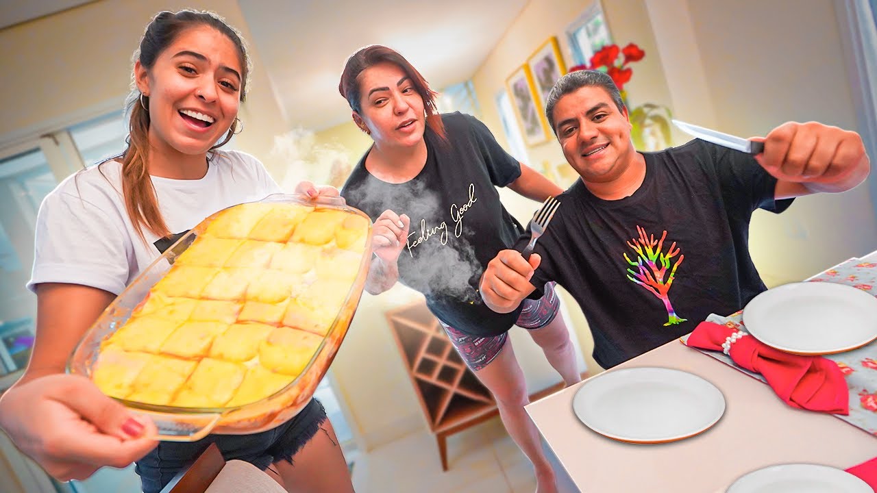 FIZ LASANHA PRA MINHA FAMILIA *saiu do controle* 🤣