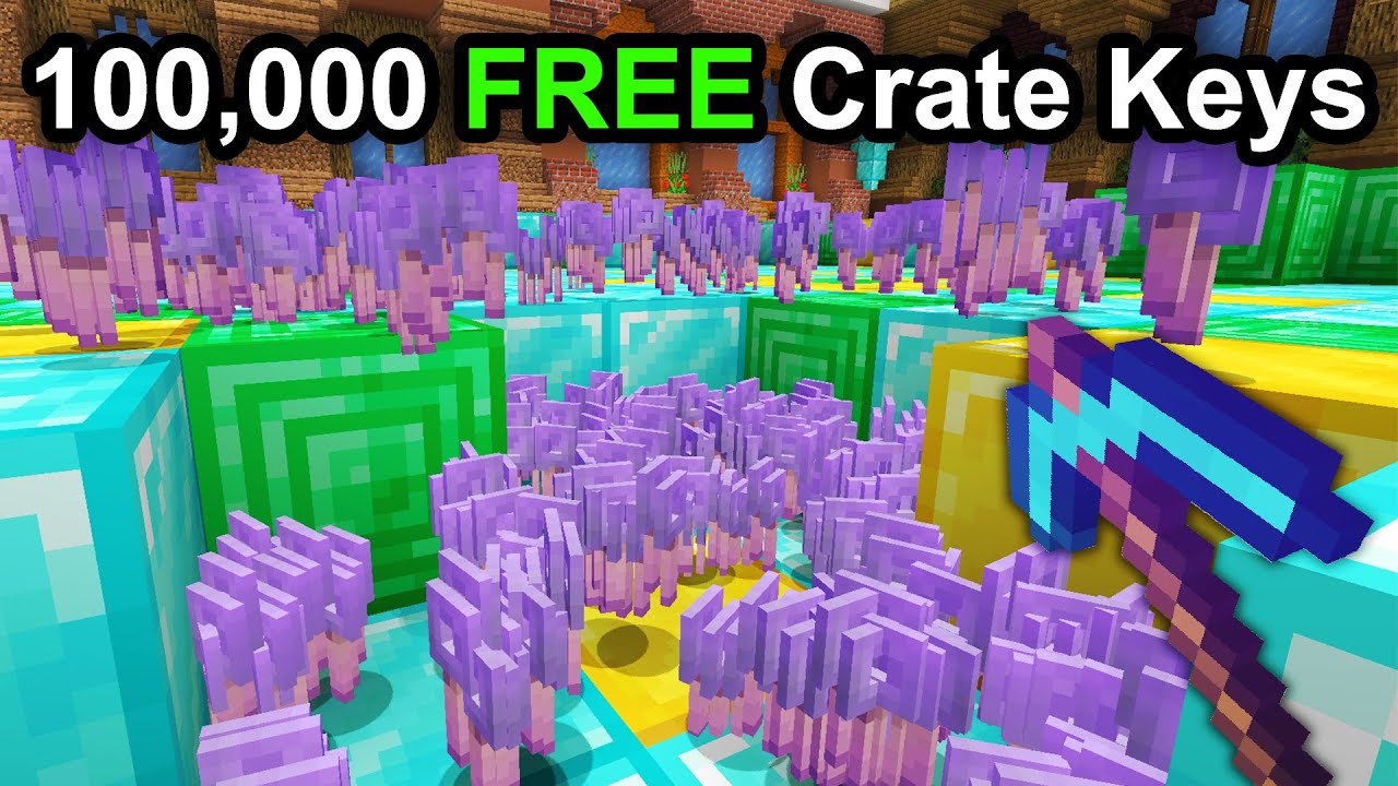How I Got 100,000 Minecraft Crate Keys FOR FREE...