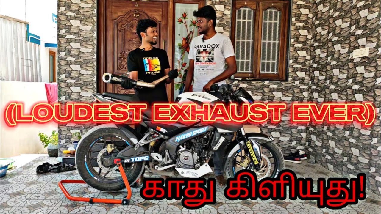 Ithu Varaikum kekatha Ore Sound🙉|Tamil|Comedy|motovlog|exhaustmodifide|