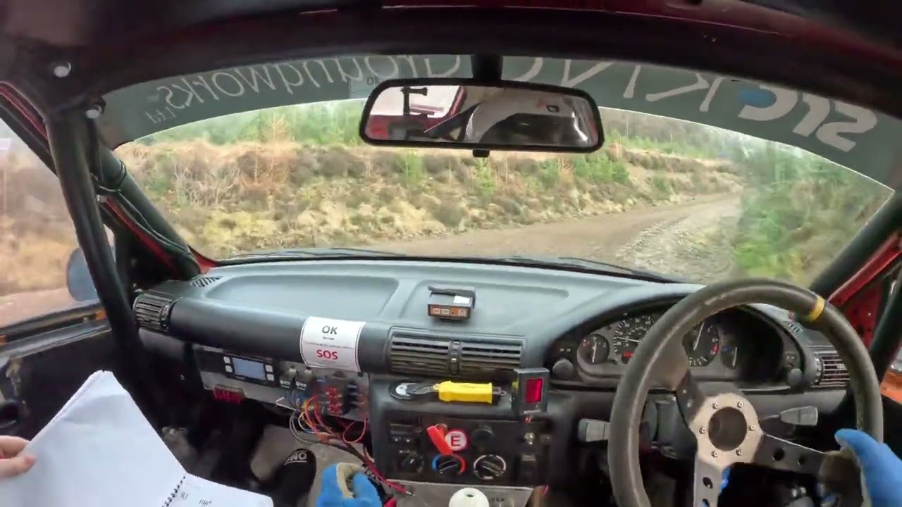 David wilson/Kerrie MacGillivray stage 1 snowman rally 2023