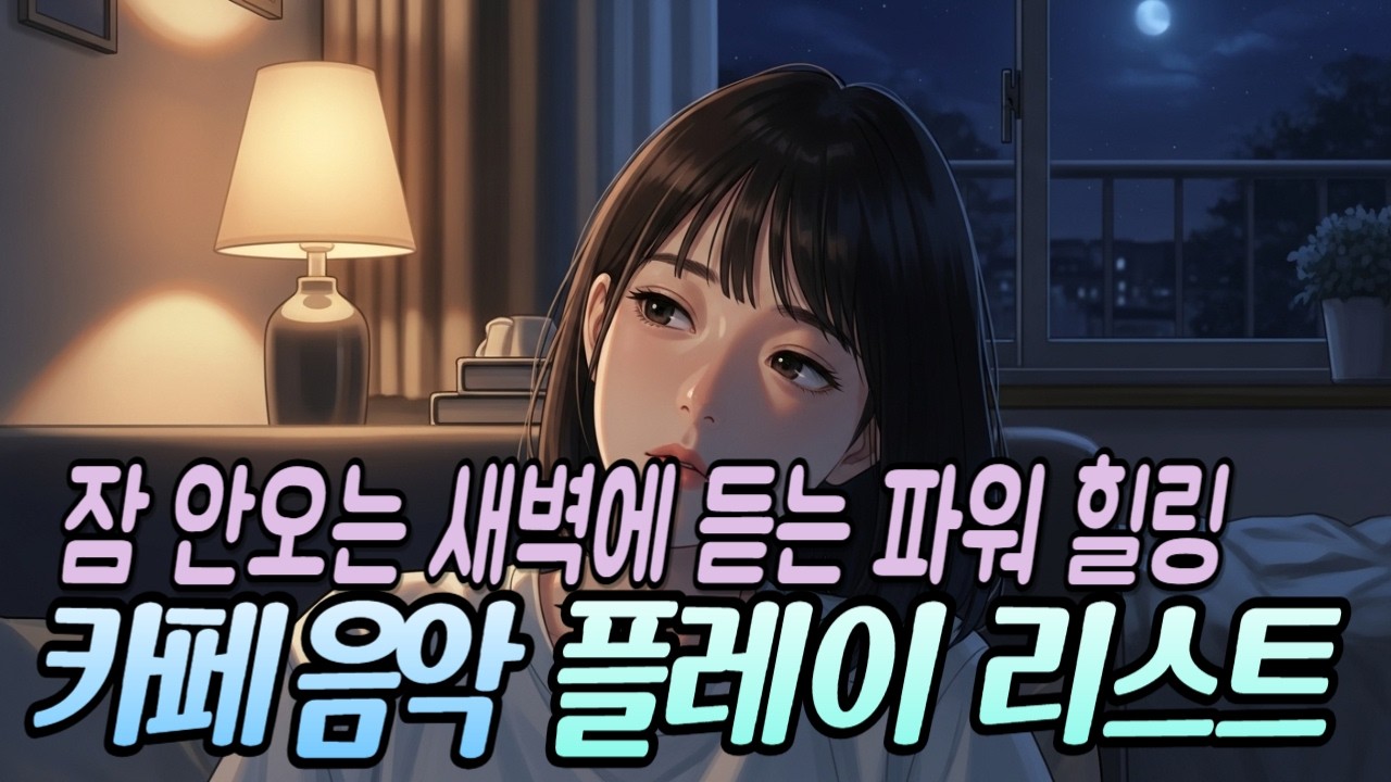 카페 음악 플레이리스트 | 잠 안오는 새벽에 듣는 노래 힐링 음악 | 따뜻한 감성 음악 노래