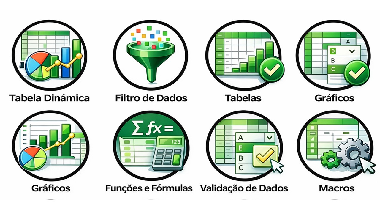 Você NÃO precisa Aprender todas fórmulas do Excel, APENAS essas 10