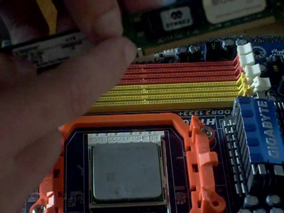 How to install DDR, DDR2 and DDR3 RAM into your Motherboard!