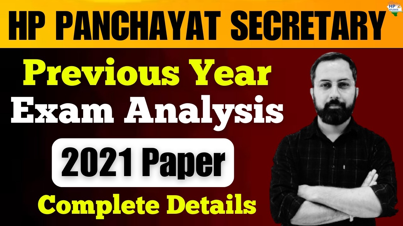 HP Panchayat Secretary 2026 | Previous year Exam Analysis ( 2021 Paper) #hppanchayatsecretary