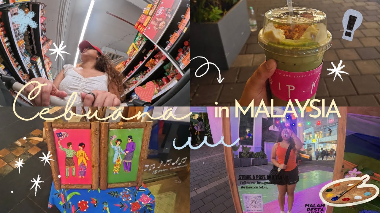 cebuana in malaysia 🇲🇾 coffeee festival, banana pudding matcha, & seafood cravings 🦀🦐