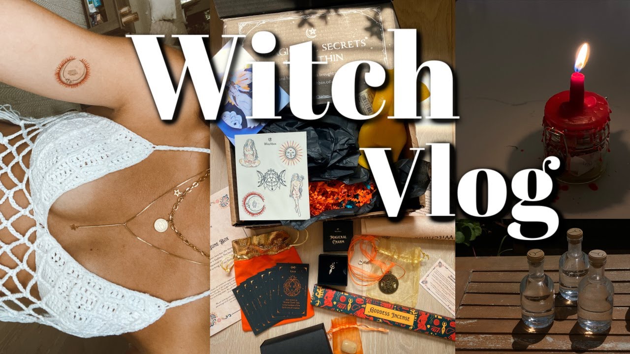 a very witchy vlog: crystals, tarot readings, cracking geodes, spells + our tumbled rocks results!!