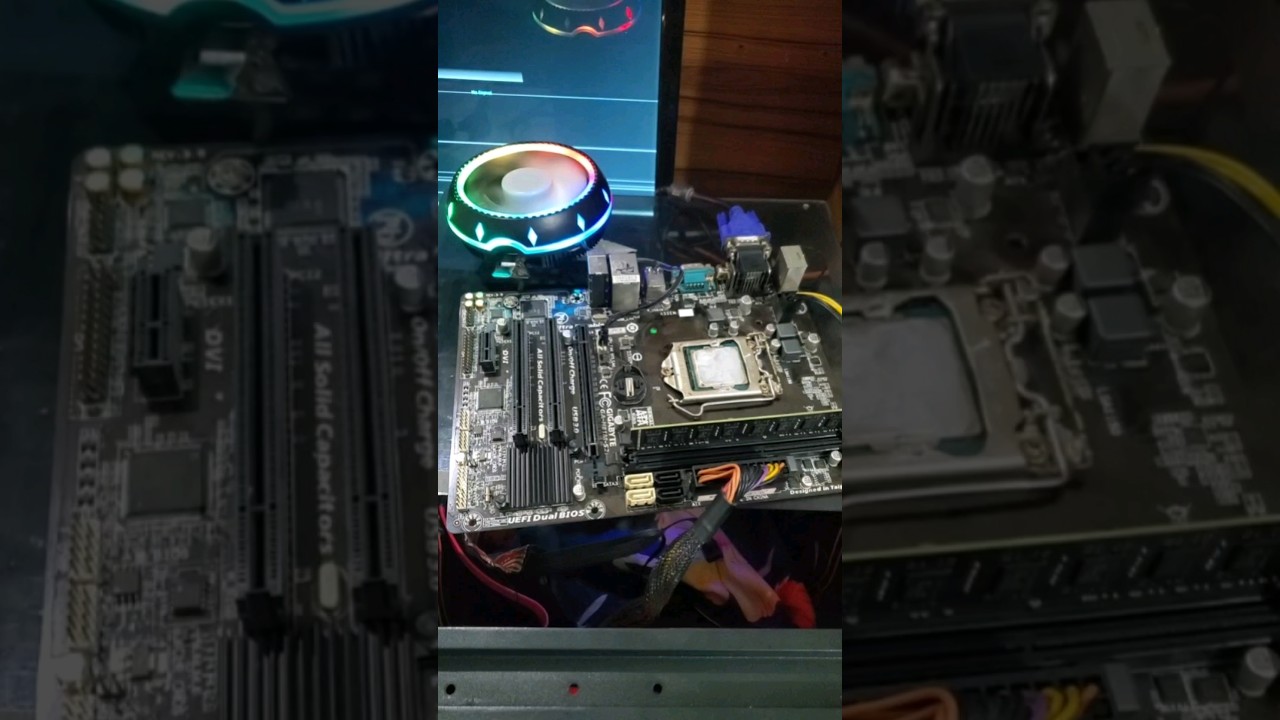 How to easily  Gigabyte motherboard  GA-H81M-S2PV  restart problem solve. #sortvideo #computer #tips