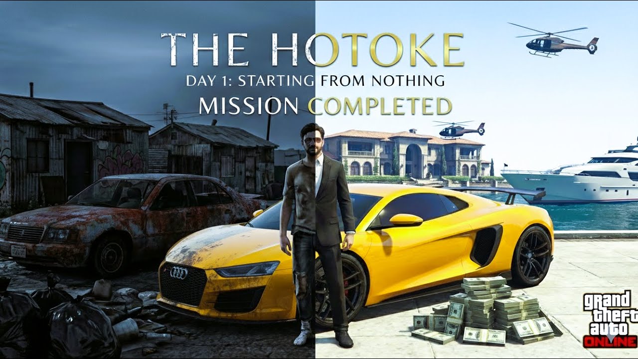 Day 1 GTA RP: Starting From NOTHING in Los Santos #gta5 #gtaonline #games