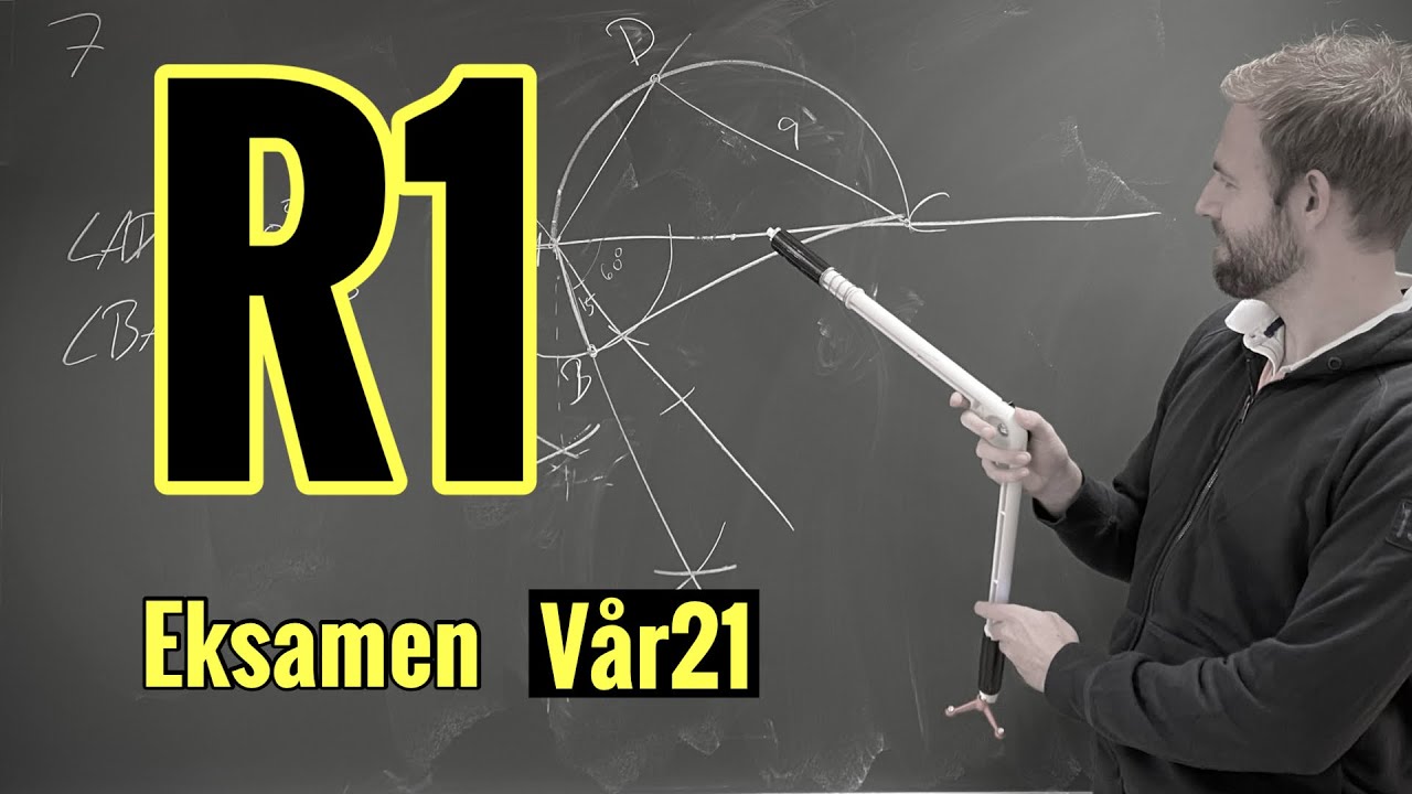 Eksamen Matematikk R1 Vår 2021 Del 1