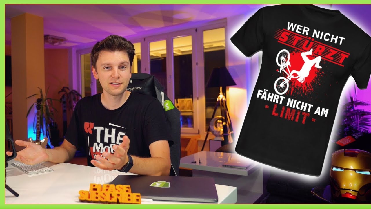 T-SHIRT BUSINESS STARTEN 2021 - Print on Demand mit Spreadshirt, Merch by Amazon & Shopify