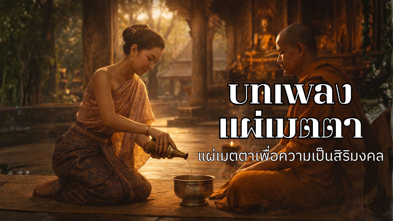 บทเพลง แผ่เมตตา | สวดช้า ฟังแล้วใจสงบ | Dharma Shade