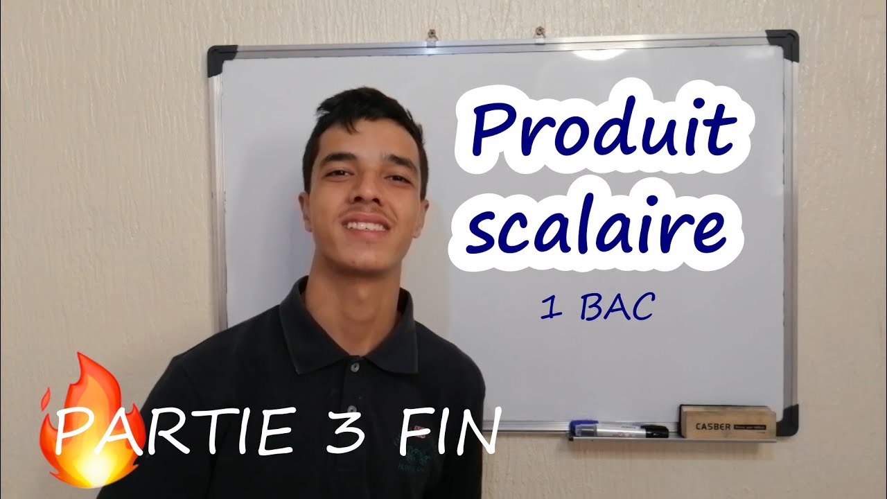 🔥Produit scalaire 1bac sm & s. ex - Partie 3: Le cercle
