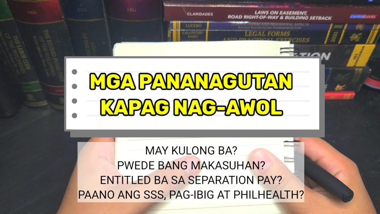 May Kulong ba sa AWOL or Absent Without Leave at Ano ang Pwedeng Ikaso ng Employer sa Employee