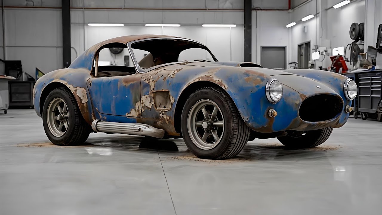 The Impossible Resurrection: 1965 Shelby Cobra 427 Blue! Restoring a  unbelievable transformation