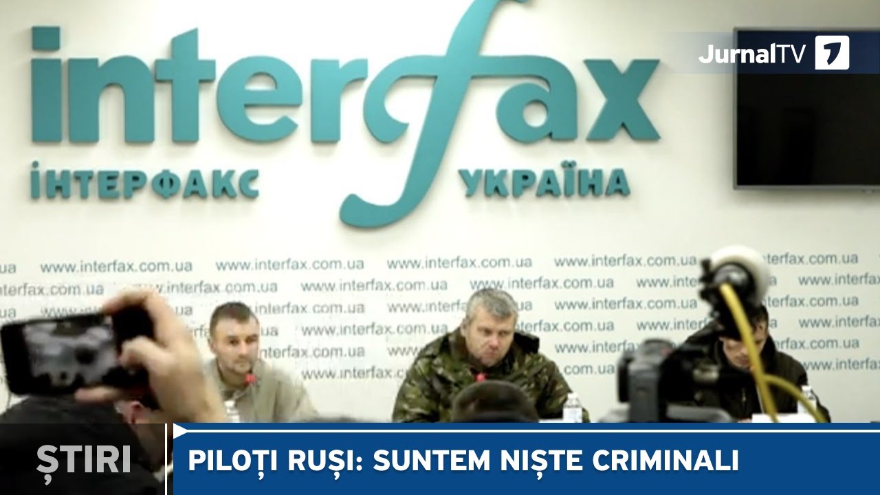 Trei piloți ruși luați prizonieri în Ucraina cer public iertare în fața oamenilor