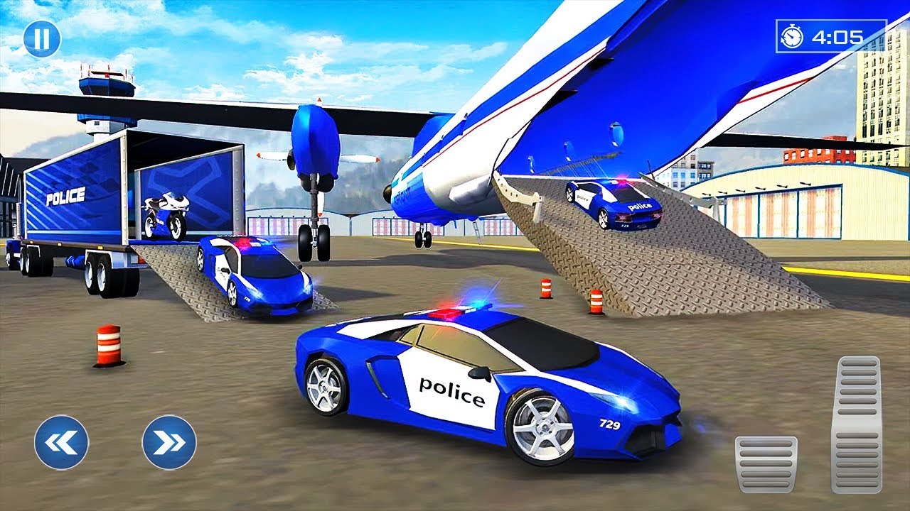 Police Plane Transporter Game - Android Gameplay