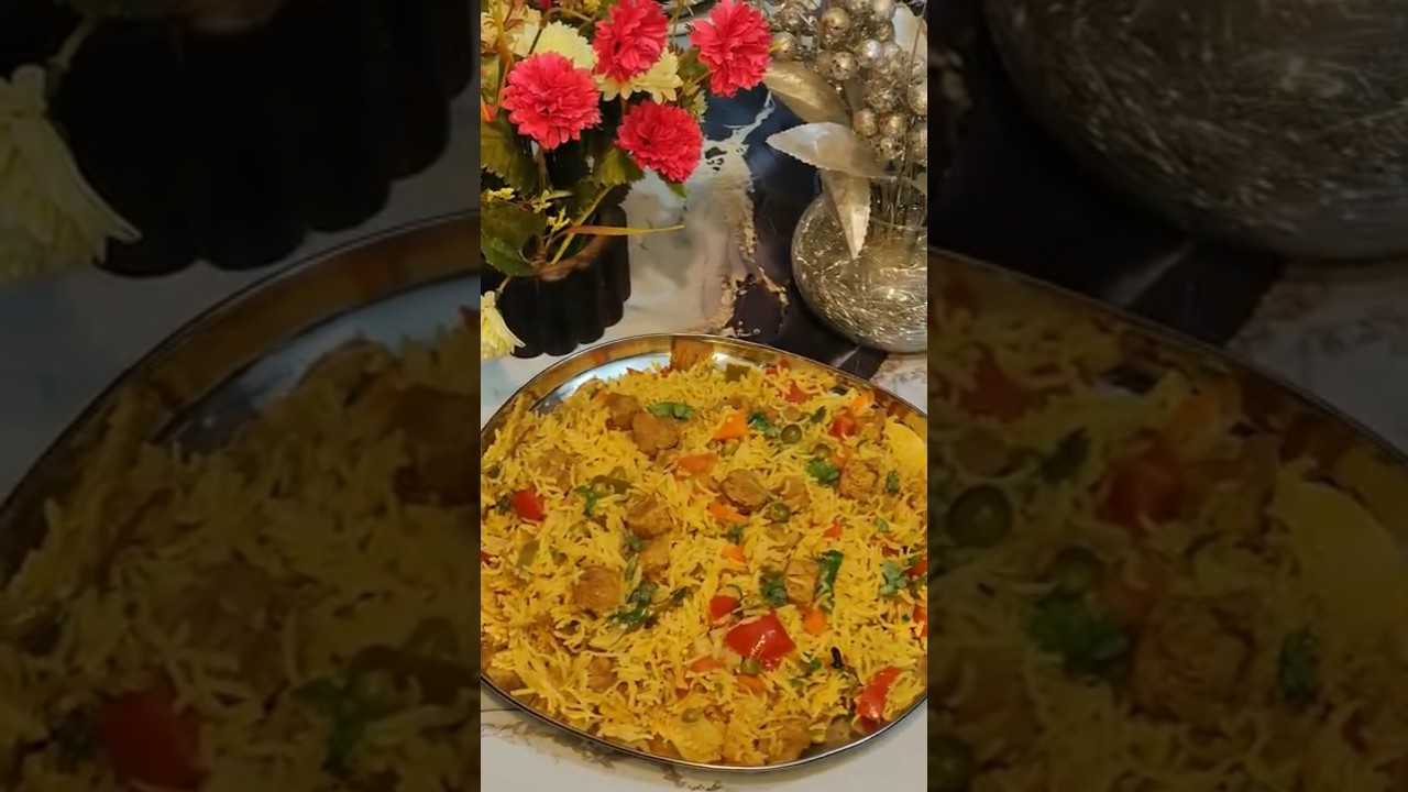 Soya Pulao Recipe सोयाबीन पुलाव.
