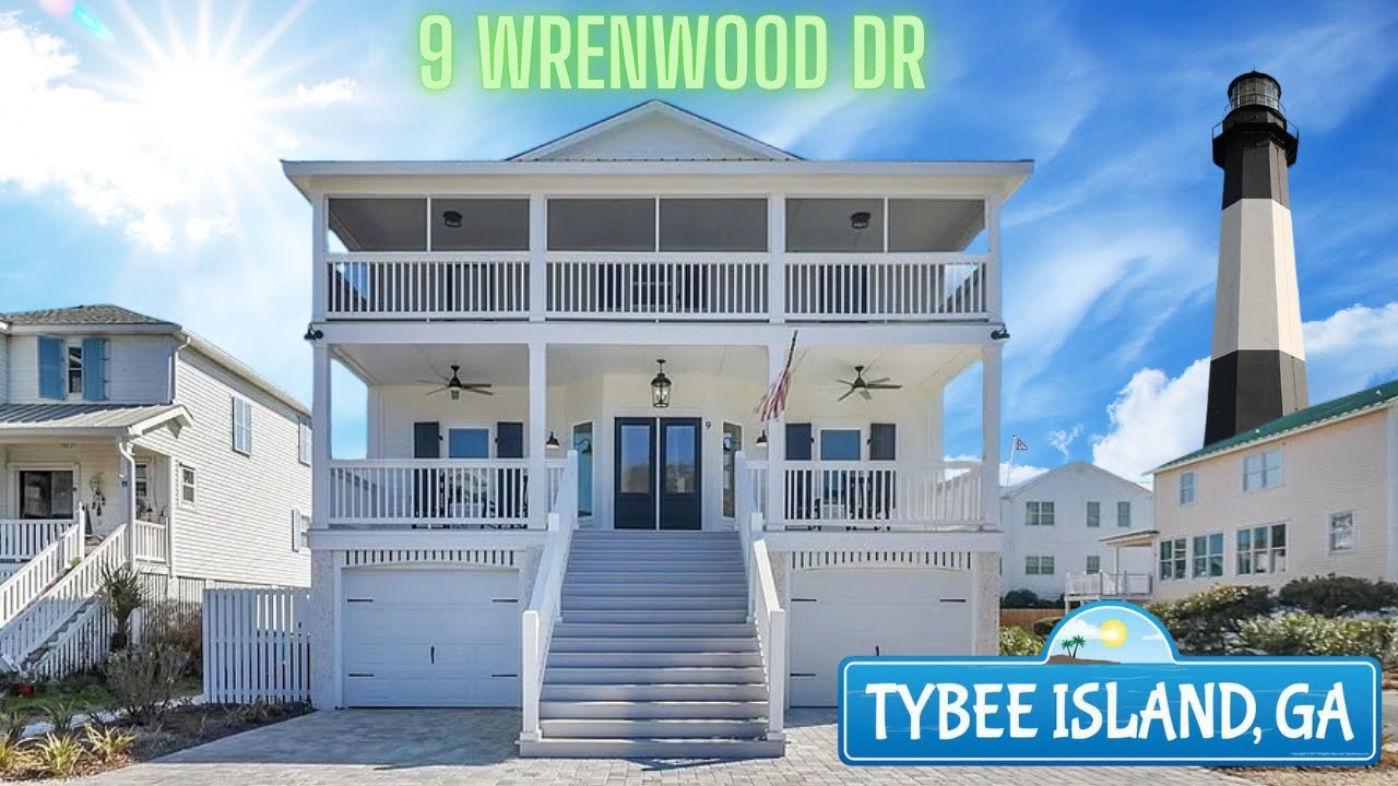 Million Dollar Homes in Savannah | 9 Wrenwood Drive, Tybee Island, GA 