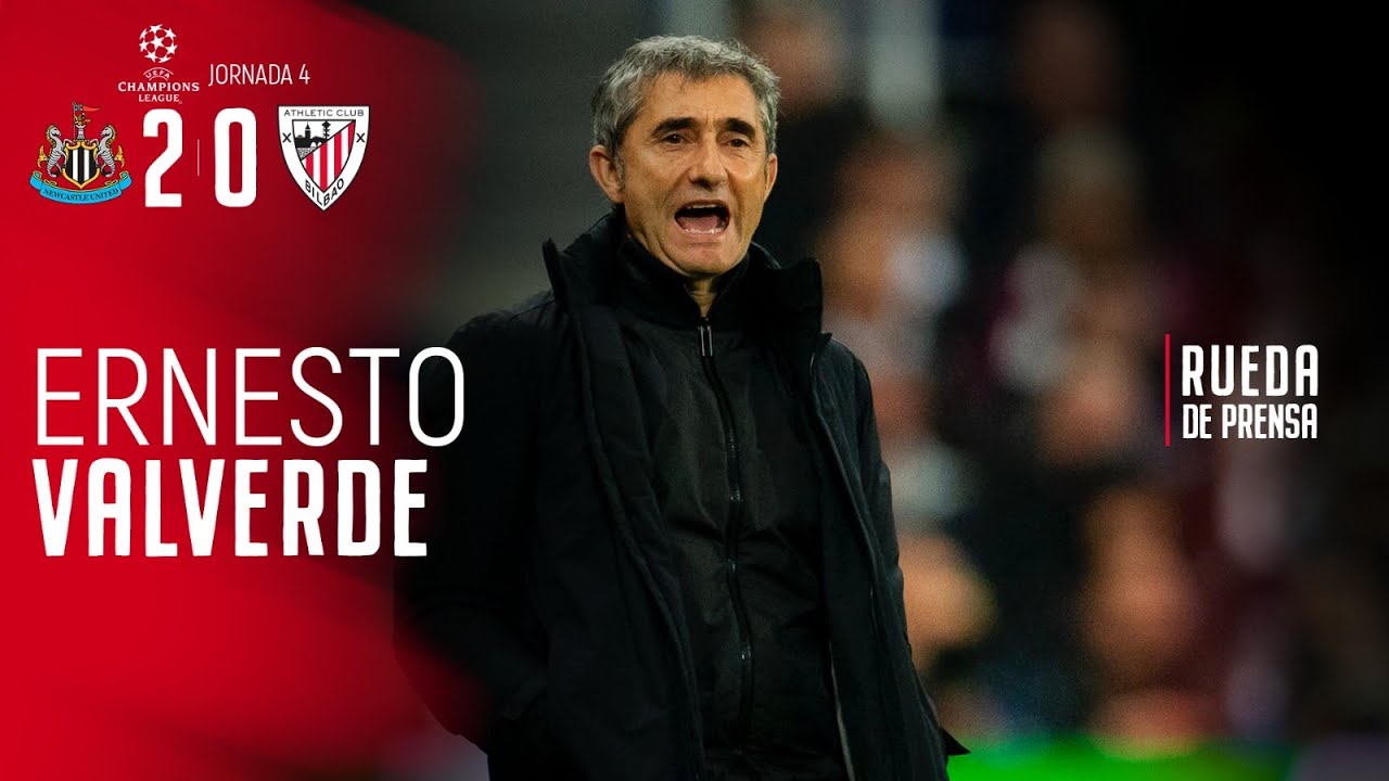🎙 Ernesto Valverde | post Newcastle United 2-0 Athletic Club | J4 Champions League