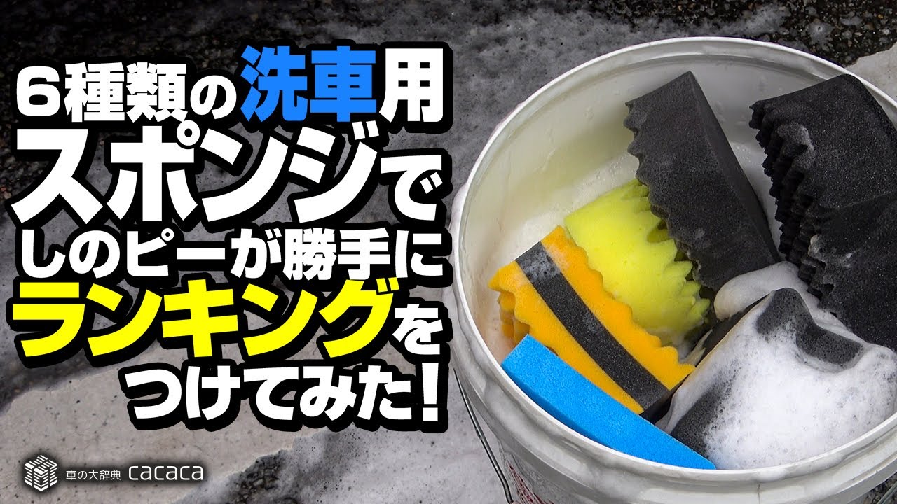 ENG SUB | Compared 6 Car Wash Sponges!
