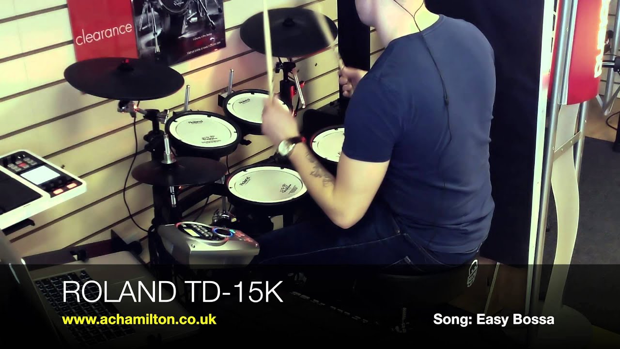 Roland TD-15K V-Drums Kit A&C Hamilton Demo Video