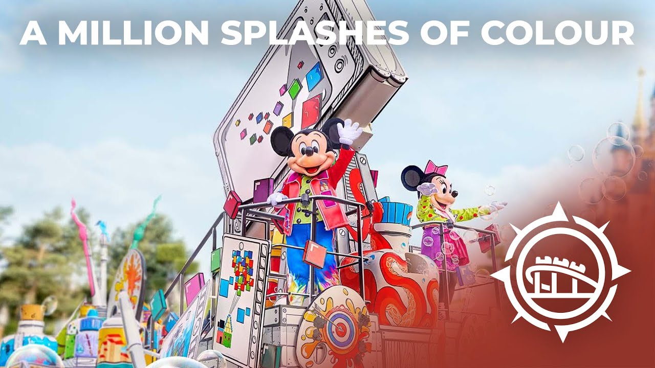 🇫🇷 DISNEYLAND PARIS: A Million Splashes of Colour | Parade Show 4K