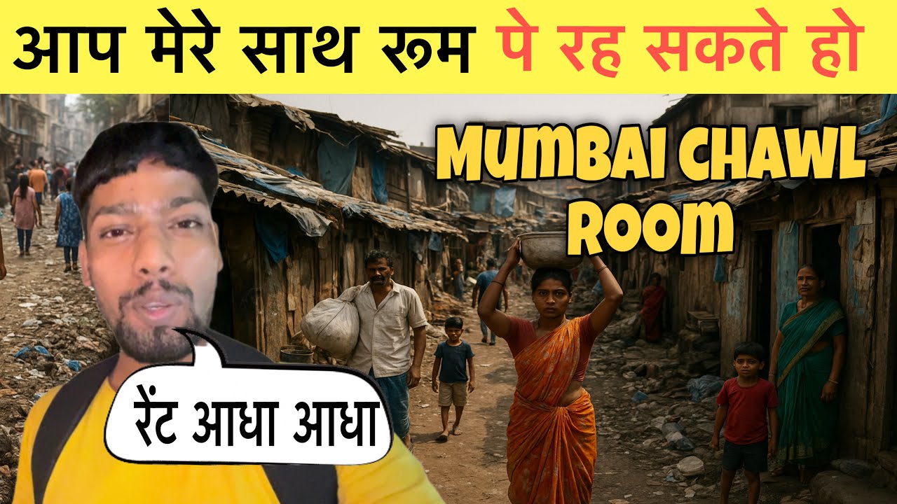आप मेरे साथ रूम पे रह सकते हो रेंट आधा आधा | Mumbai Chawl Room Rent | Room Rent In Mumbai 