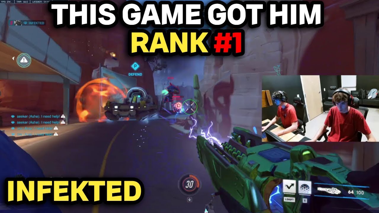 THIS GAME GOT HIM RANK 1TANK | INFEKTED | OVERWATCH 2 SEASON 11