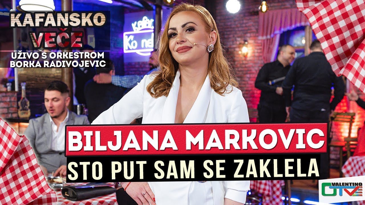 BILJANA MARKOVIC - STO PUT SAM SE ZAKLELA UZIVO | (ORK. BORKO RADIVOJEVIC) | 2022 | OTV VALENTINO