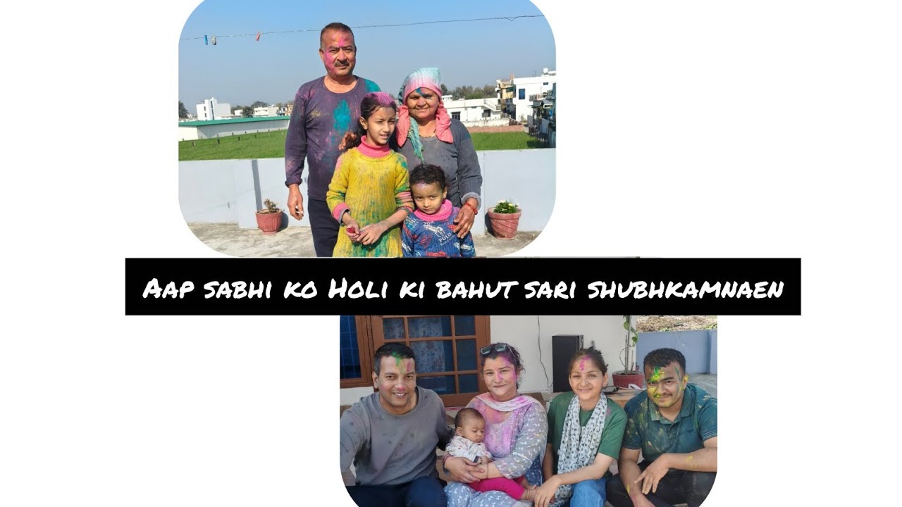 Mere aur mere pure Parivar ki taraf se aapko Holi ki hardik shubhkamnaen 🙏🫟🫂🫟 Happy Holi