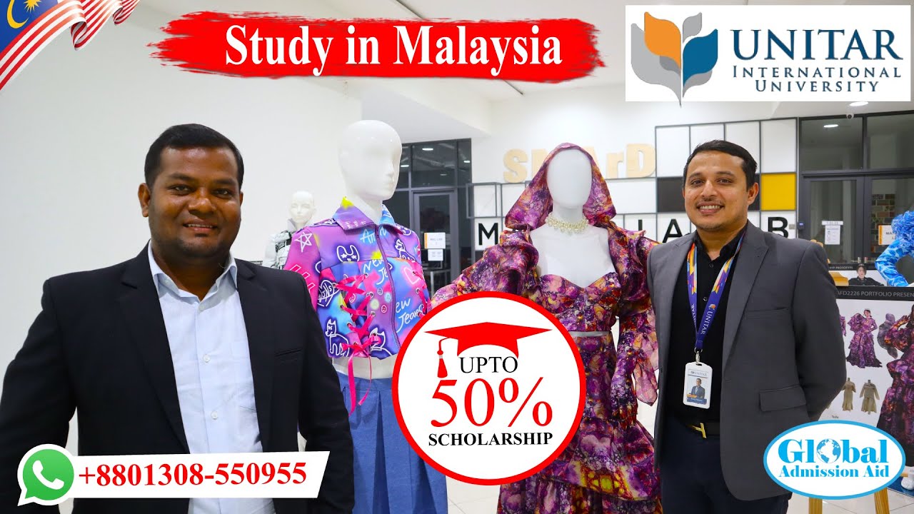 Study Fashion Design in Malaysia at UNITAR International University with Scholarship.