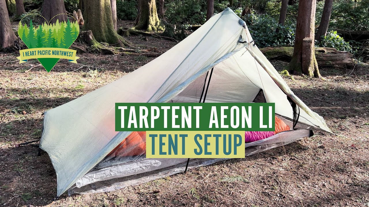 Tarptent Aeon Li backpacking tent setup