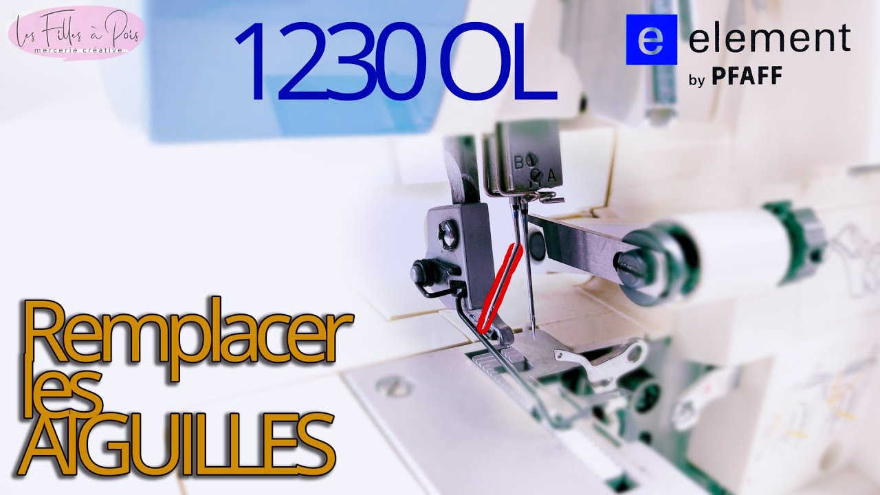 Remplacer les aiguilles sur la surjeteuse lidl 1230 OL