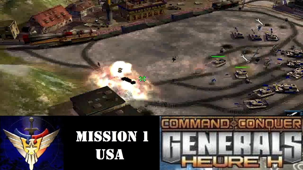 COMMAND & CONQUER : GENERALS Heure H - Mission 1 USA - Playthrough FR HD