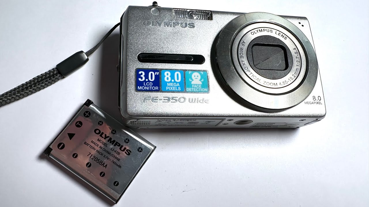 Olympus FE 350 Wide Digital Camera cannot be turned on or charged Fix