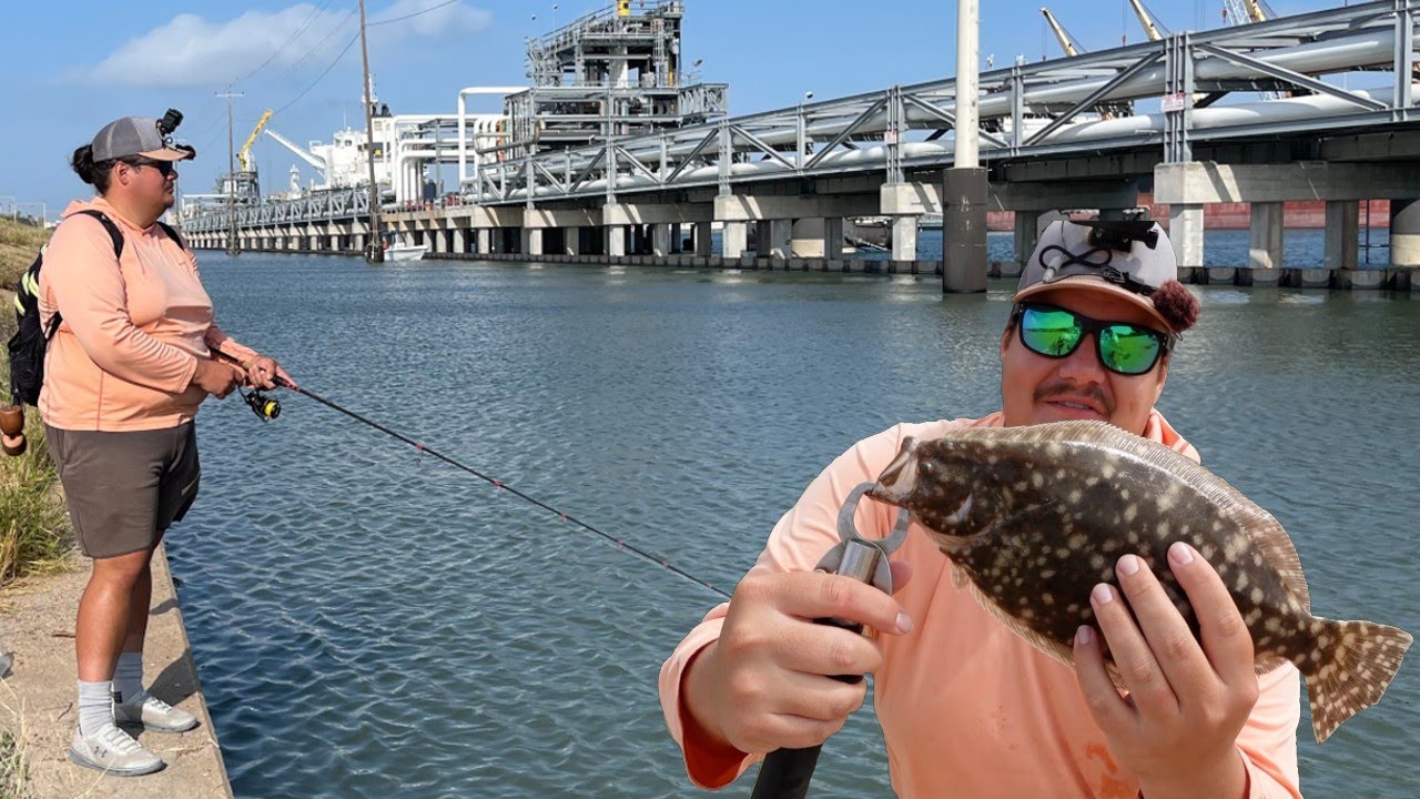 Galveston TX **Flounder Fishing** This Spot is INSANE