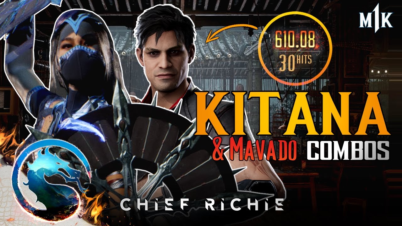 Easy & ADVANCED Kitana (Mavado Kameo) Combos Tutorial - Mortal Kombat 1
